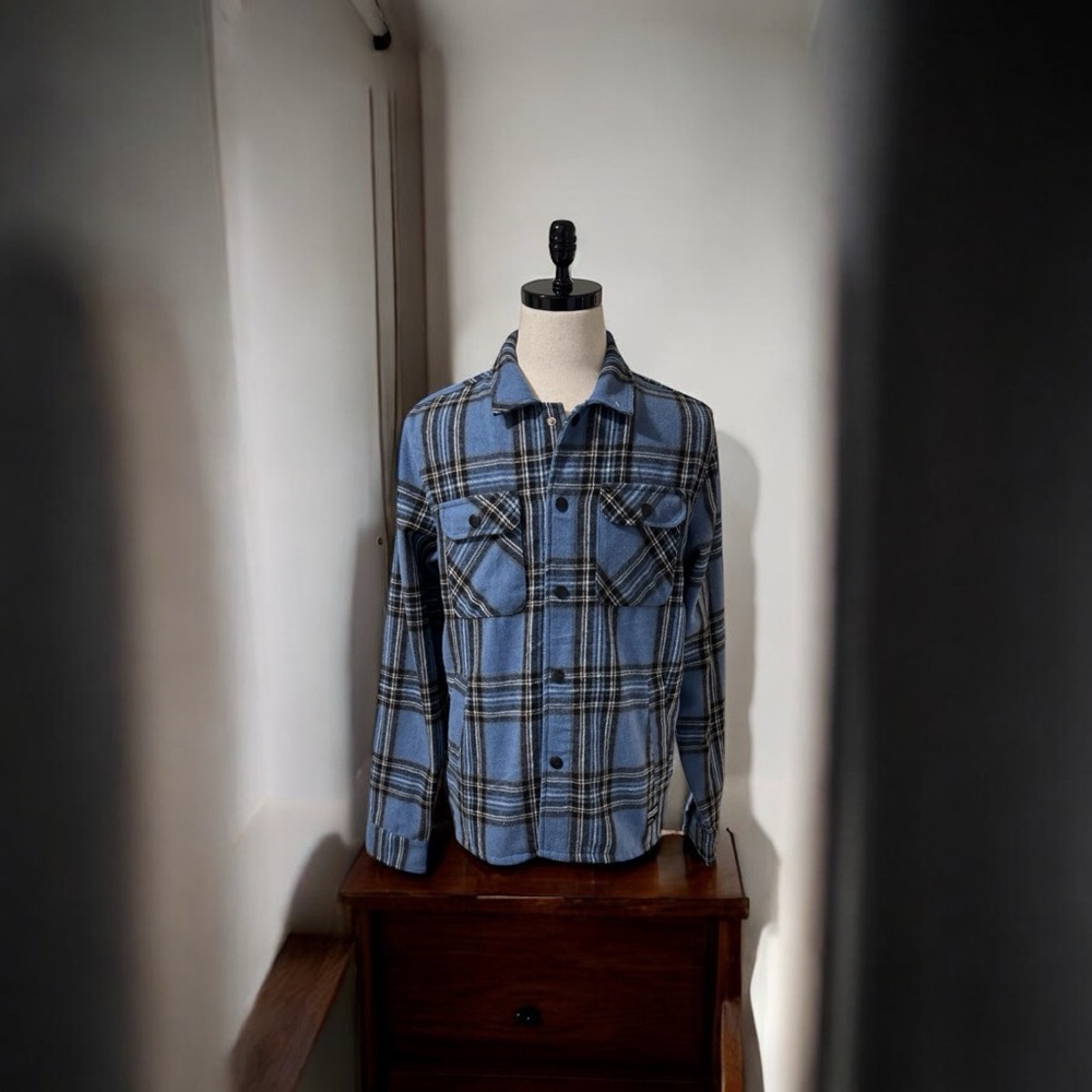 Ezekiel‎ Flannel Shirt Jacket SZ LG NWT